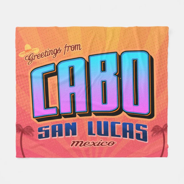 Cobertor De Velo Cabo San Lucas Baja México Blanket (Frente (Horizontal))