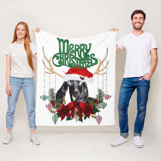 Cobertor De Velo Cabra Núbia Bonita de Natal com Barros e Ferro (In Situ)