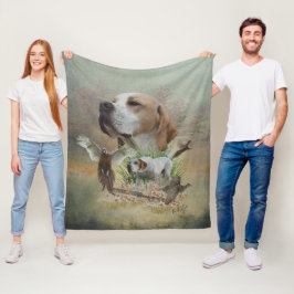 Cobertor De Velo Caça de faisão com ponteiros, arte