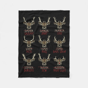 Cobertor De Velo Caçadores De Veados Engraçados De Todos Os Papais