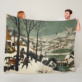 Cobertor De Velo Caçadores na neve (por Pieter Bruegel, o Velho)