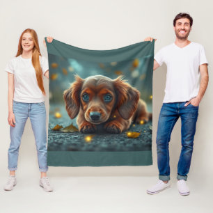 Cobertor De Velo cachorrinho dachshund