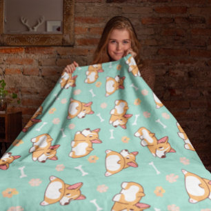 Cobertor De Velo Cachorrinhos Lindos Corgis