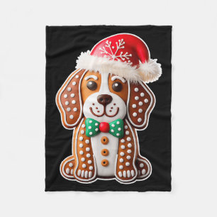 Cobertor De Velo Cachorro Beagle Pão de Mel Engraçado Natal Mulhere