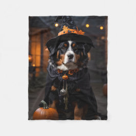 Cobertor De Velo Cachorro Bernês Spooktacular: Um Halloween Howl-o-