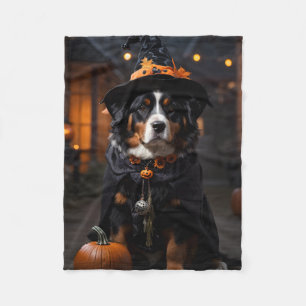 Cobertor De Velo Cachorro Bernês Spooktacular: Um Halloween Howl-o-