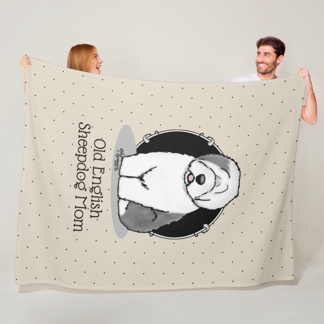 Cobertor De Velo Cachorro Bonito OES Mãe Velha Cachorro Inglês Mãe  (In Situ)