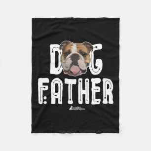 Cobertor De Velo Cachorro Bulldog Padre Bulldog O Dogdad Ruff Life