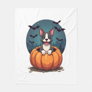 Cobertor De Velo Cachorro Bulldogue Francês Fantasma De Halloween R