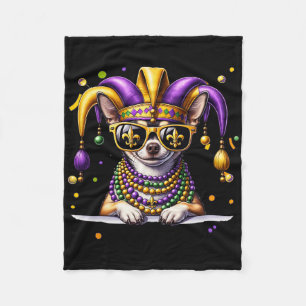 Cobertor De Velo Cachorro Chihuahua de Contas Engraçado do Festival