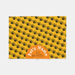 Cobertor De Velo Cachorro Chinês Aprovado Ano de 2018 Nome em Abert