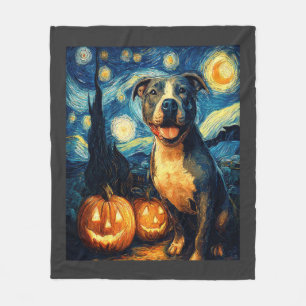 Cobertor De Velo Cachorro Cute American Staffordshire Terrier no Ha