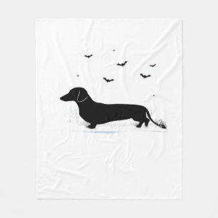 Cobertor De Velo Cachorro Dachshund � Silhueta Clássica da Lua de H