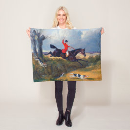 Cobertor De Velo Cachorro de caça à raposa Limpando um Cachorro 183