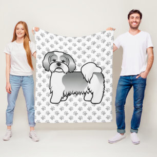 Cobertor De Velo Cachorro De Cartografia Bonito De Lhasa Apso, De P