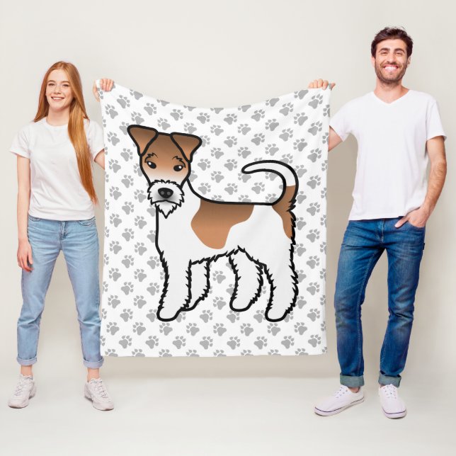Cobertor De Velo Cachorro De Desenho Animado Fofo Fox Terrier De Ar (In Situ)