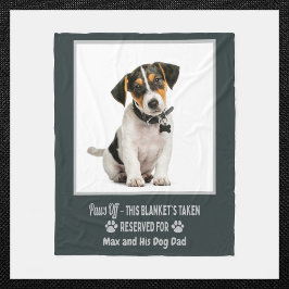 Cobertor De Velo Cachorro de estimação com foto personalizada