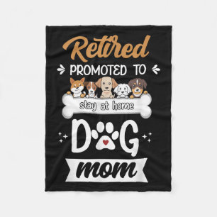 Cobertor De Velo Cachorro Engraçado Mãe Dando Design de Pet Lover B