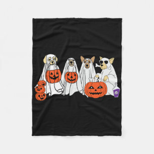 Cobertor De Velo Cachorro Fantasma Cachorro Bonito Vestido Como Hal