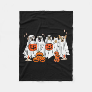 Cobertor De Velo Cachorro Fantasma Cachorro Fofo Vestido de Fantasm