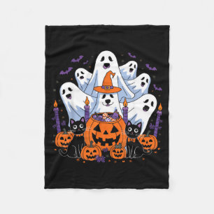 Cobertor De Velo Cachorro Fantasma Divertido de Halloween para Home