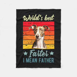 Cobertor De Velo Cachorro galgo italiano pai do maior pé-de-vento d