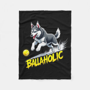 Cobertor De Velo Cachorro Husky Siberiano Ballaholic Engraçado Pers