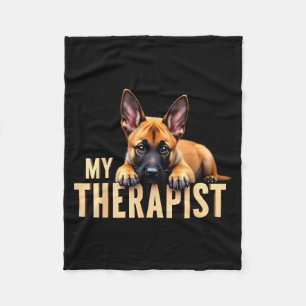 Cobertor De Velo Cachorro Malinois Engraçado Meu Cachorro Pastor Be