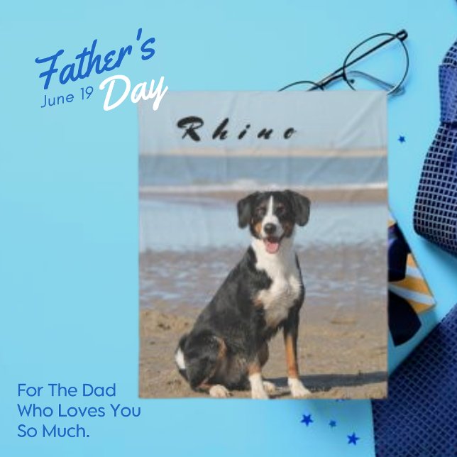 Cobertor De Velo Cachorro Negro Doméstico Cachorro no Mar de Praia (Criador carregado)