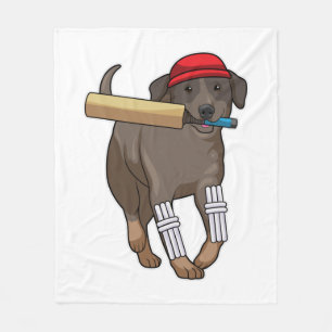 Cobertor De Velo Cachorro no Cricket com morcego de Cricket