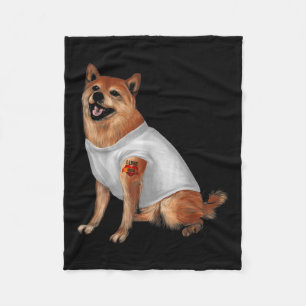 Cobertor De Velo Cachorro-Pet-Dono-Pet Cão-de-Tatuagem-Shiba Japonê