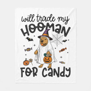 Cobertor De Velo Cachorro Pitpull Fantasma Assustador de Halloween