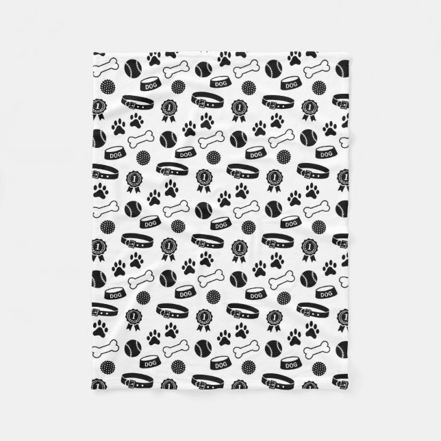 Cobertor De Velo Cachorro, Prêmios, Bolas e Palhetas (Frente)