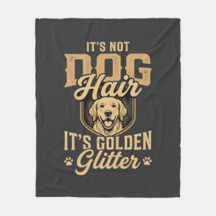 Cobertor De Velo Cachorro Retriever Dourado Engraçado Cabelo Brilho
