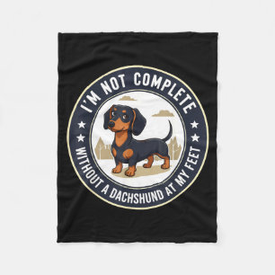 Cobertor De Velo Cachorro Salsicha Dachshund