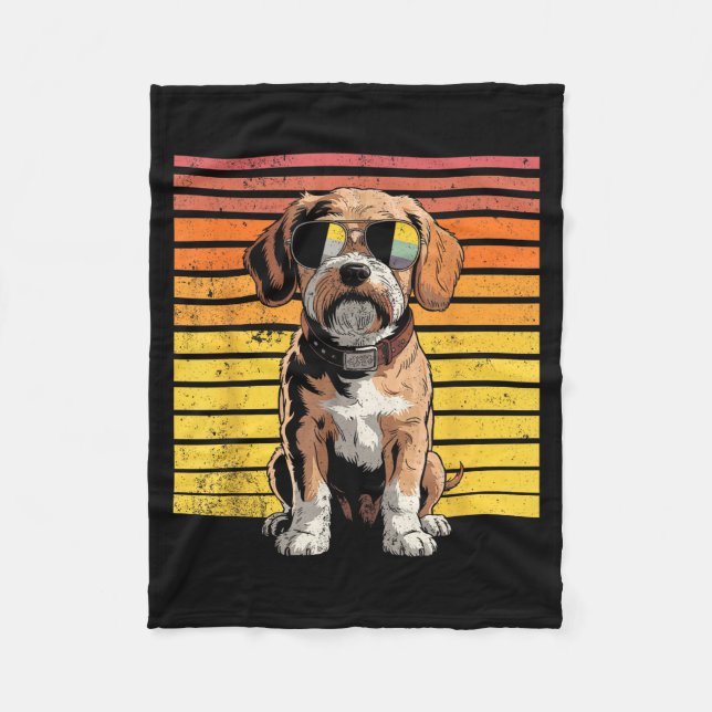 Cobertor De Velo Cachorros cavapoo orgulhosos homens mulheres amant (Frente)