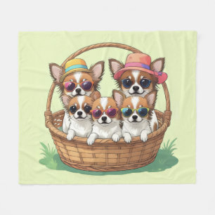 Cobertor De Velo Cachorros engraçados Chihuahua