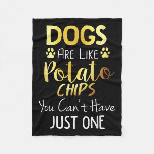 Cobertor De Velo Cachorros são como batatas fritas que você não pod