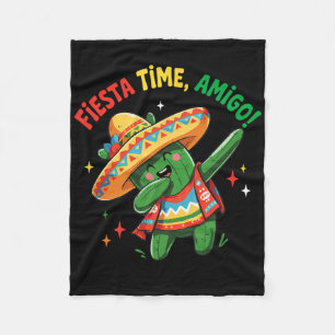 Cobertor De Velo Cacto de Dabbing Engraçado Cinco De Maio Meninos H