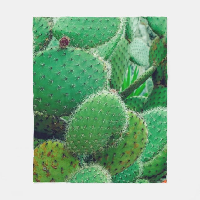 Cobertor De Velo Cactus, cacto de pera picante, espinhos de cacto,  (Frente)