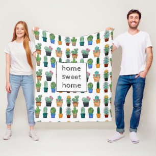 Cobertor De Velo Cactus Cactus Greenerescente Natureza