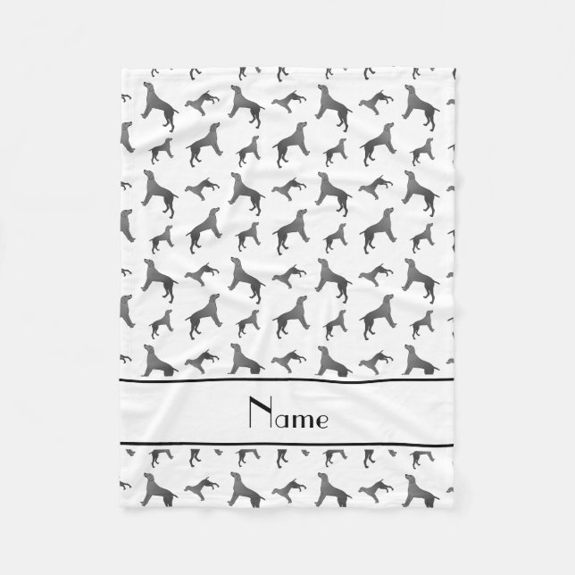 Cobertor De Velo Cães brancos conhecidos personalizados de (Frente)