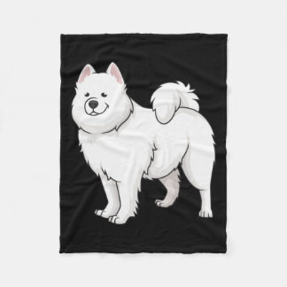 Cobertor De Velo Cães Samoyed Cachorro Samoyed Bonito Engraçado Fof