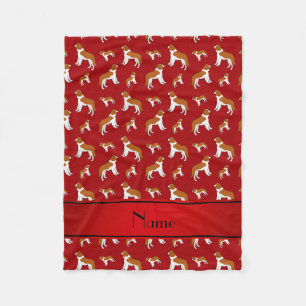Cobertor De Velo Cães vermelhos conhecidos personalizados de St
