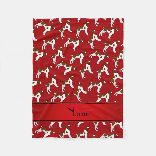 Cobertor De Velo Cães vermelhos conhecidos personalizados do (Frente)