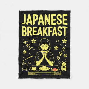 Cobertor De Velo Café da Manhã Japonês Chá de Arroz Miso Zen Gráfic