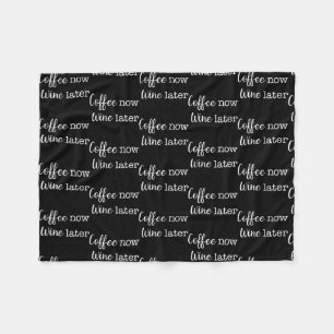 Cobertor De Velo Café Vinho Depois Texto Simples