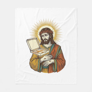 Cobertor De Velo Caixa de Pizza Vazia Jesus Frigorífico Traição Hum