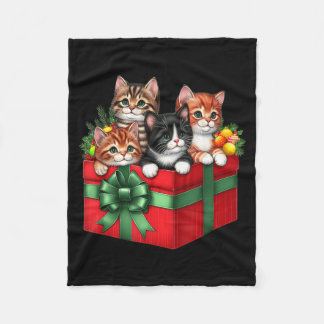 Cobertor De Velo Caixa de Presente de Natal Engraçada para Gatos Am