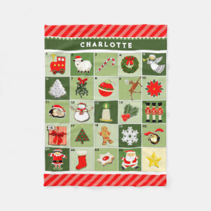 Cobertor De Velo Calendário Avançado Personalizado